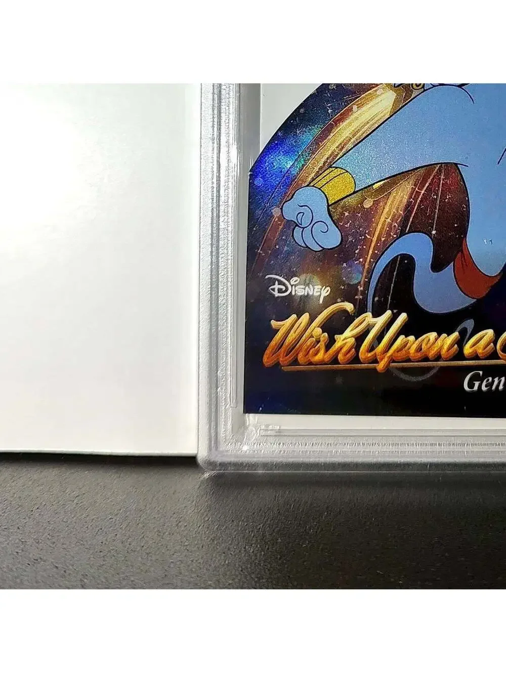Genie 2025 Topps Chrome Disney #W-6 Wish Upon A Star Die Cut Card Aladdin PSA 9